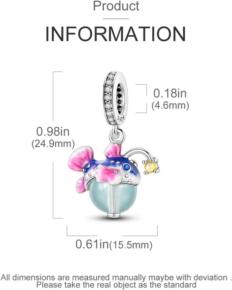 Hapour Store 925 Sterling Silver Charms for Bracelets Necklace European Jewelry Pendant Beads Charm for Women Mom - Image 4